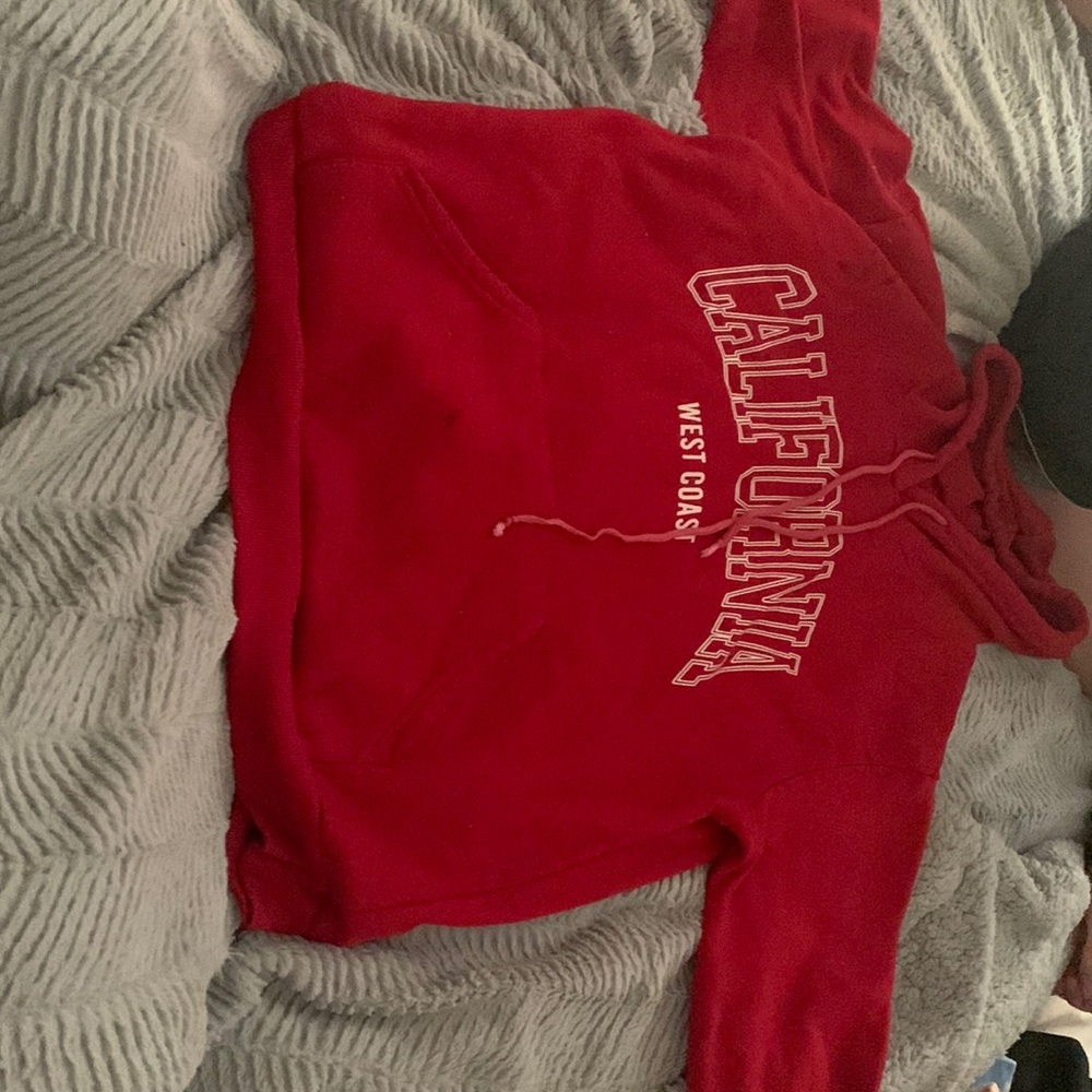 Red hoodie